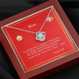 To Mom "For All The Times Love Knot Necklace" From Son