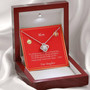 To Mom "For All The Times Love Knot Necklace" From Daughter