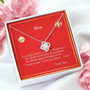 To Mom "For All The Times Love Knot Necklace" From Son