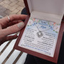 To My Boyfriend's Mom - Thank You For Sharing Your Son | Love Knot Necklace