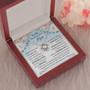 To My Boyfriend's Mom - Thank You For Sharing Your Son | Love Knot Necklace