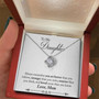 To My Daughter - Always Remember That You Are Loved - Elegant Love Knot Necklace - Tmd01