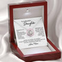 To My Daughter - You Will Always Be My Baby Girl | Love Knot Necklace