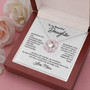To My Daughter - You Will Always Be My Baby Girl | Love Knot Necklace