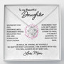 To My Daughter - You Will Always Be My Baby Girl | Love Knot Necklace