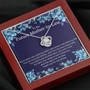 To My Future Mother-In-Law - Love Knot Necklace - From Future Daughter-In-Law