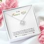 To My Future Wife - I May Not Be Your First Date - Love Knot Necklace