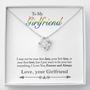 To My Girlfriend - I May Not Be Your First Date - Love Knot Necklace