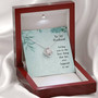 To My Husband - Loving You Is The Best Thing That Has Ever Happened To Me - Love Knot Necklace