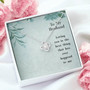 To My Husband - Loving You Is The Best Thing That Has Ever Happened To Me - Love Knot Necklace