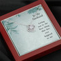 To My Husband - Loving You Is The Best Thing That Has Ever Happened To Me - Love Knot Necklace