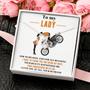 To My Lady - Gift For Wife - Thank For Being My Wife - The Love Knot Necklace - Valentine's Day Gift For Old School R&B Music Lover - Jewelry For Soul Mate, Wife, Fiancee Or Girlfriend