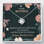 To My Mother, Hearts For A Lifetime Love Knot Necklace Mother's Day Special