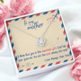 To My Mother Love Knot Necklace