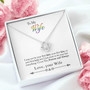 To My Wife - I May Not Be Your First Date - Love Knot Necklace