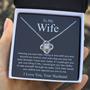To My Wife – Meeting You Was Fate – Love Knot Necklace