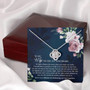 To My Wife On Our 1St Anniversary - Love Knot Necklace