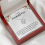 To My Wonderful Mom For All The Times Love Knot Necklace