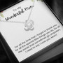To My Wonderful Mom For All The Times Love Knot Necklace