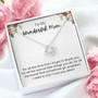 To My Wonderful Mom For All The Times Love Knot Necklace