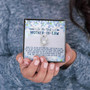 To The Best Mother-In-Law My Life Is Filled With More Joy Love Knot Necklace With Pod Message Card, Mother-In-Law Gift From Daughter-In-Law