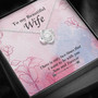 White Gold Love Knot Necklace To Your Beautiful Wife