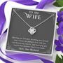Wife Necklace, To My Wife Necklace Gift , Meeting You Was Fate