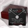 You're The Elena To My Damon - Meeting You Was Fate - Love Knot Necklace
