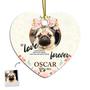 Personalized Keep You Forever Always Ornament | Ceramic Ornament | Pet Memorial Gift | Christmas | Christmas Memorial Ornaments