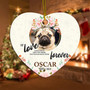 Personalized Keep You Forever Always Ornament | Ceramic Ornament | Pet Memorial Gift | Christmas | Christmas Memorial Ornaments