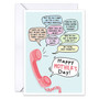 Personalized Happy Mother's Day Funny Card Call to Mom Greeting Card
