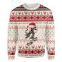 American Bulldog Scratch Ugly Christmas Sweater