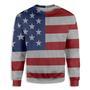 American Flag Ugly Christmas Sweater