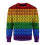 Among Us Gay Pride Christmas Sweater