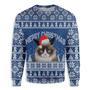 Annoyed Cat Ugly Christmas Sweater