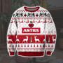 Astra Beer Knitting Pattern Print Ugly Christmas Sweater