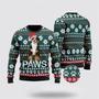 Australian Shepherd Santa Printed Christmas Ugly Sweater – Pet Lover Christmas Sweater