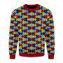 Autism Puzzel Ugly Christmas Sweater