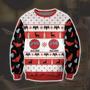 Bacardi Wine Knitting Pattern Print Ugly Christmas Sweater