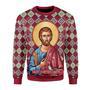 Bartholomew the Apostle Christmas Sweater