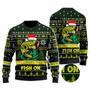 Bass Fishing Ugly Christmas Sweater