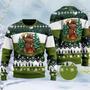 Bear Beer Campfire Green Wool Ugly Sweater For Men And Women