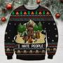 Bear Beer Camping Ugly Christmas Sweater