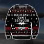 Because I Was Inverted Top Gun Ugly Christmas Sweater