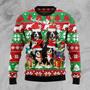 Bernese Mountain Dog Family Ugly Christmas Sweater