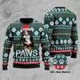 Bernese Mountain Dog Santa Printed Christmas Ugly Sweater