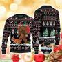 Bigfoot English Bulldog Sweater Ugly Christmas Sweater For Men Women