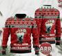 Bigfoot I Wanna Be The One Who Has A Beer With Darryl Ugly Christmas Sweater