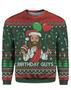 Birthday Guys Ugly Christmas Sweater