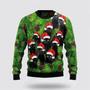 Black Cat Christmas Tree Ugly Christmas Sweater, Jumper